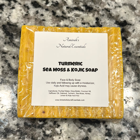 Turmeric Sea Moss Kojic Soap